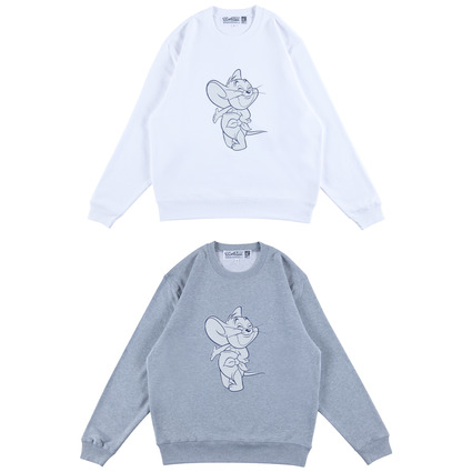 MLE<TOM and JERRY> CREW NECK SWEATSHIRT(TUFFY)《2024年8月発売・発送予定 受注期間は4月10日まで》