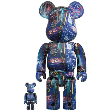 BE@RBRICK JEAN-MICHEL BASQUIAT #7 100% & 400%