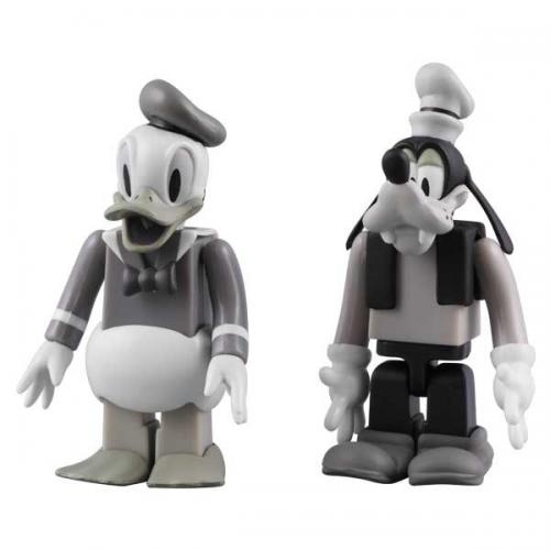 DONALD DUCK & GOOFY (BLACK & WHITE ver.)