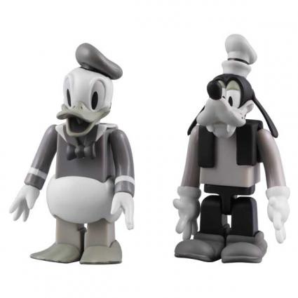 DONALD DUCK & GOOFY (BLACK & WHITE ver.)