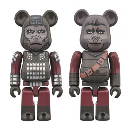 BE@RBRICK GENERAL URSUS & SOLDIER APE 2PACK