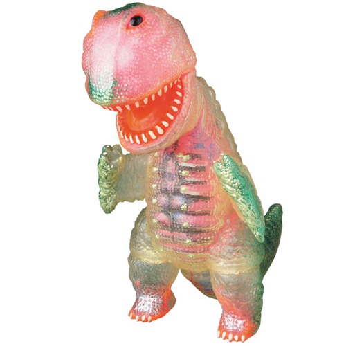 透明ゴガメジラ―(ピンク畜光の内蔵パーツ入り)【2016年2月下旬発送予定】