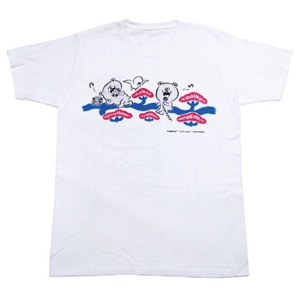 NAGOMI ANIMALS TEE SHIRTS 'NAGOMI' PINK BLUE