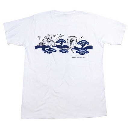 NAGOMI ANIMALS TEE SHIRTS 'NAGOMI' NAVY