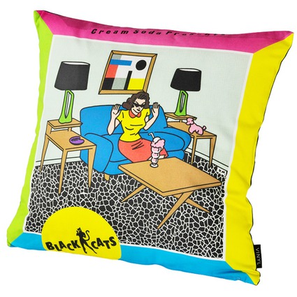VINYL “BLACK CATS” CUSHION CREAM-SODA PRESENTS《2017年12月発売予定》